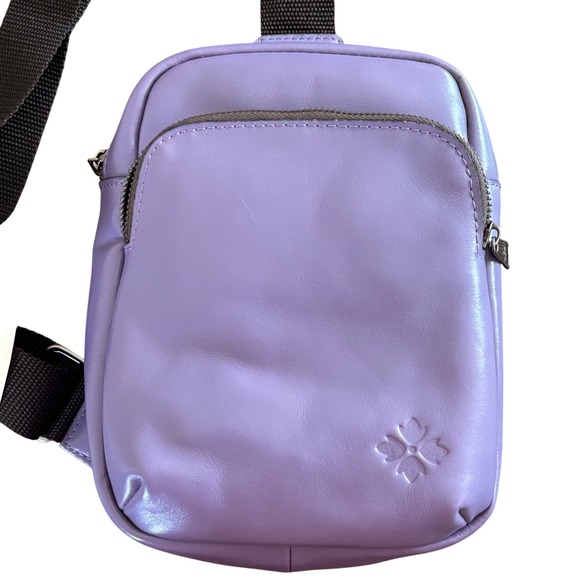 Patricia Nash Andros Crossbody Bag Amethyst Purple Leather NWT with Dust Bag - Picture 3 of 13